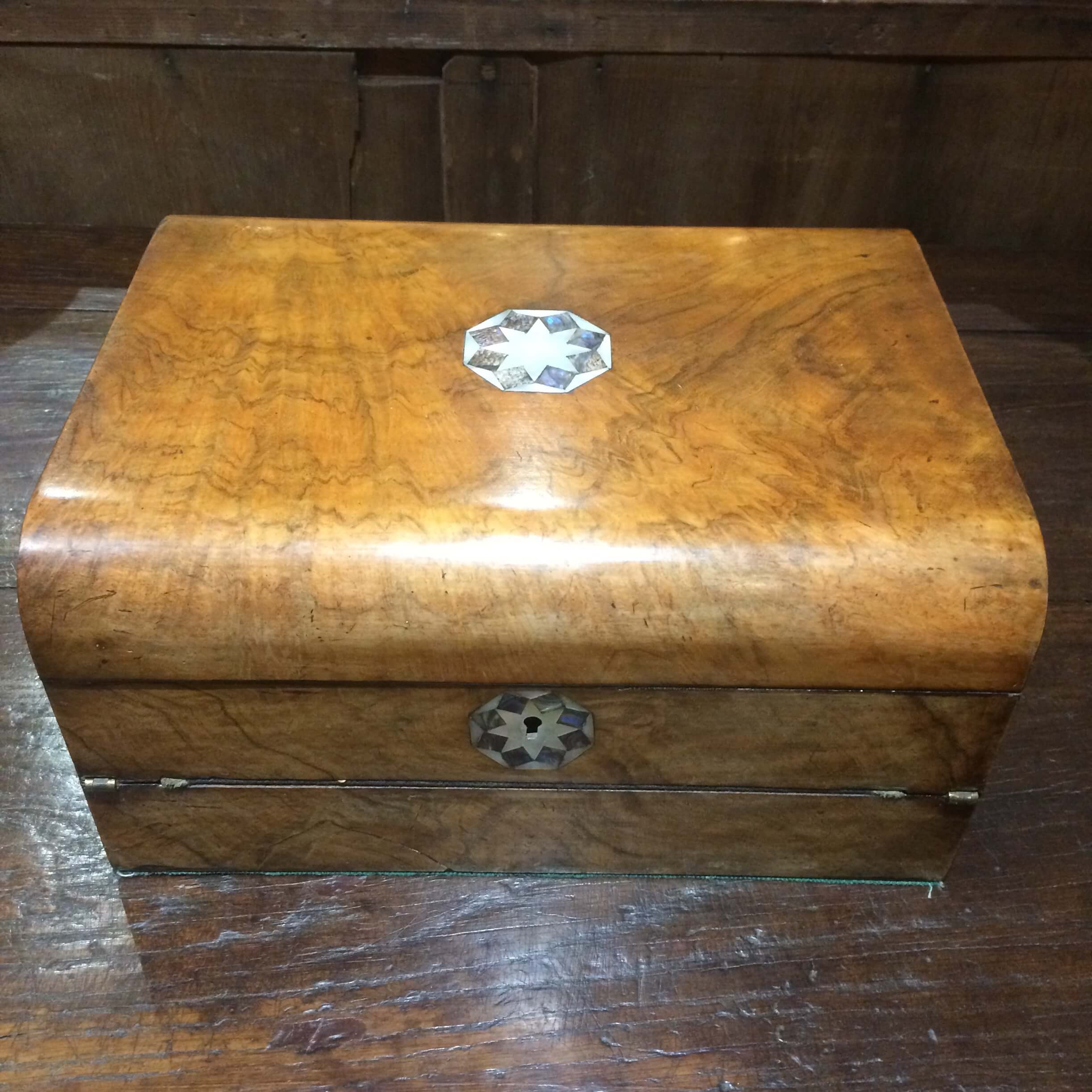 Walnut Jewellery/Writing Box